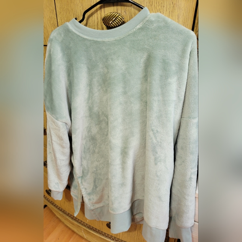 Bundle of TWO fuzzy oversized XL sweaters